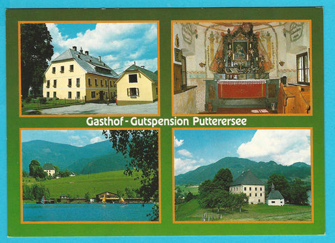 AK Aigen im Ennstal. Gasthof Gutspension Putterersee. Inh. Chr. Dornbusch.