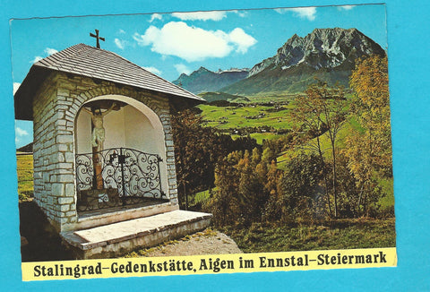 AK Aigen im Ennstal. Stalingrad - Gedenkstätte.