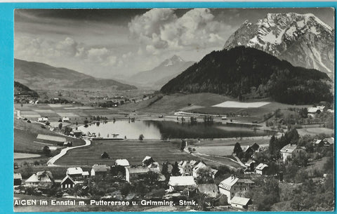 AK Aigen im Ennstal mit Putterersee u. Grimming.