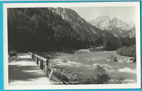 AK Neue Gesäusestrasse mit Reichenstein u. Sparafeld. (1949)