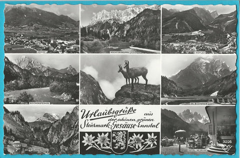 AK Gesäuse. Urlaubsgrüße.