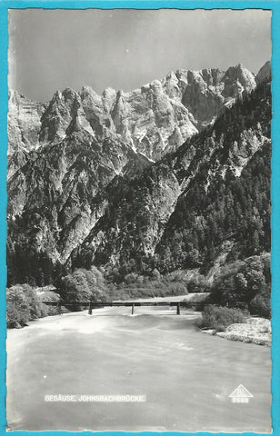 AK Gesäuse, Johnsbachbrücke.