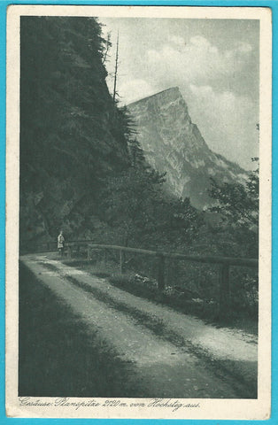 AK Gesäuse. Planspitze vom Hochsteg aus.