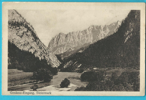 AK Gesäuse-Eingang. (1919)