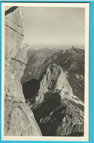 AK Kleiner Buchstein. Ennstaler Kletterfahrten Serie II. 7. Ausblick geg. Tieflimauer u. Tamischbachturm. (1926)