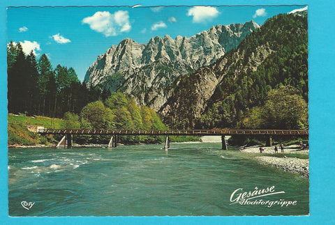 AK Gesäuse. Hochtorgruppe. Johnsbachbrücke.