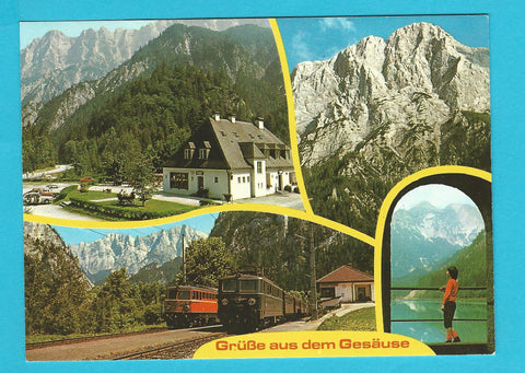 AK Grüße aus dem Gesäuse.