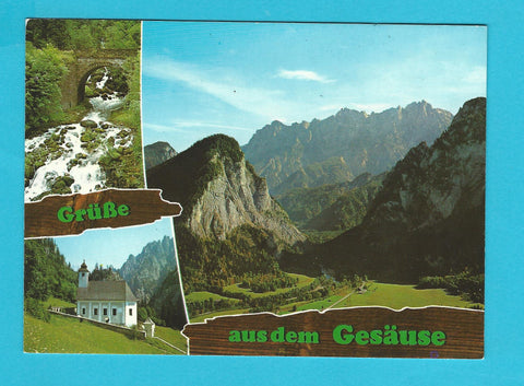 AK Grüße aus dem Gesäuse.