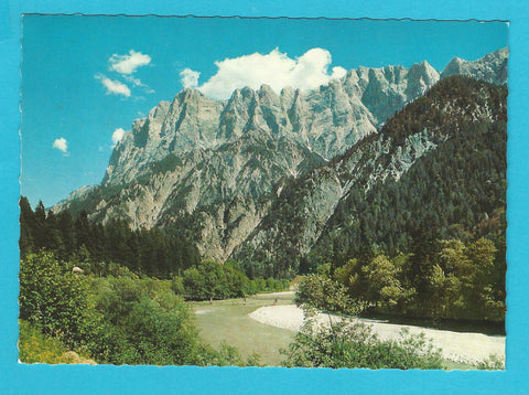 AK Gesäuse. Hängebrücke.