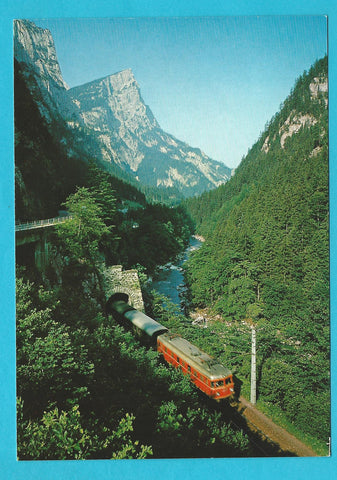AK Gesäuse. Hochstegtunnel.