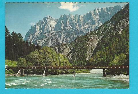 AK Gesäuse. Neuer Johnsbachsteg.