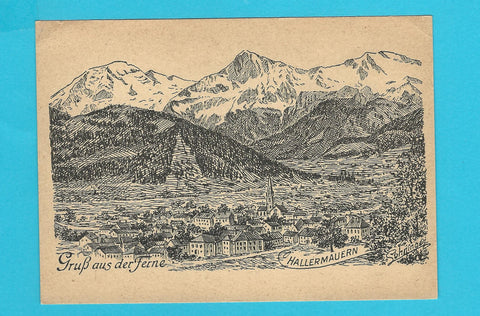 AK Hallermauern. Gruß aus der Ferne.