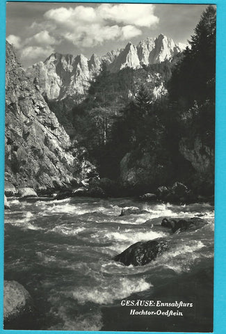 AK Gesäuse. Ennsabsturz. Hochtor Oedstein.