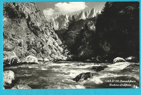 AK Gesäuse. Ennsabsturz. Hochtor Oedstein.