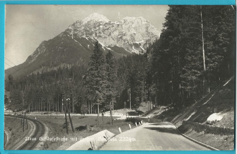 AK Neue Gesäusestraße mit großem Buchstein. (1941)