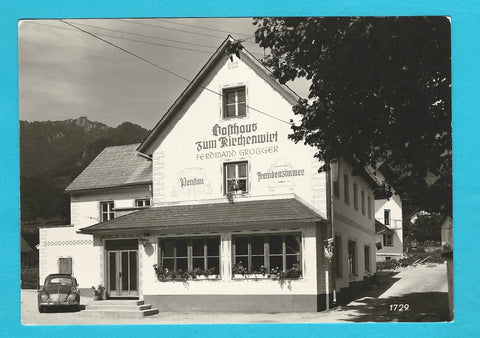 AK Admont. Weng 81. Gasthaus zum Kirchenwirt. Ferd. Grogger.