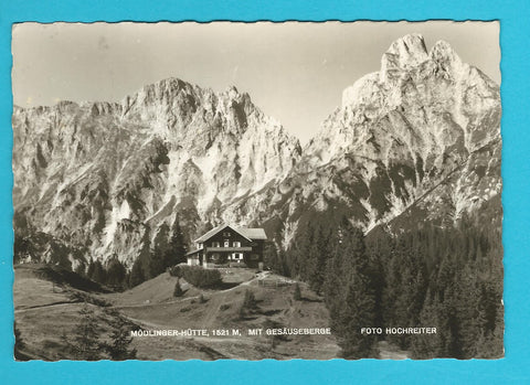 AK Mödlinger-Hütte mit Gesäuseberge.