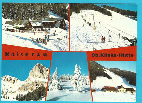 AK Kaiserau Oberst Klinke Hütte.
