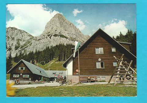 AK Oberst Klinke Hütte mit Admonter Kalbling.