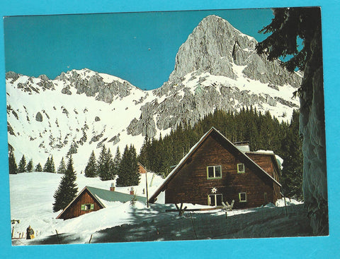 AK Oberst Klinke Hütte mit Admonter Kalbling.