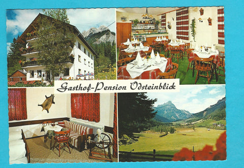 AK Johnsbach im Gesäuse. Gasthof Pension Ödsteinblick. Inh. Fam. Zeiringer.