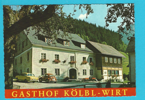 AK Johnsbach 26. Gasthof Kölbl-Wirt. Familie Berghofer.