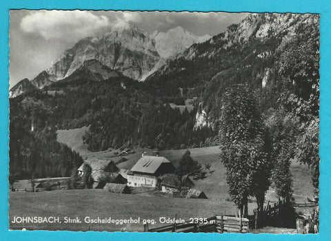 AK Johnsbach. Gschaideggerhof geg. Ödstein.