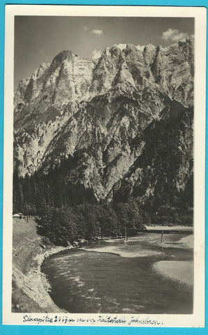 AK Planspitze von der Haltestelle Johnsbach. (1927)