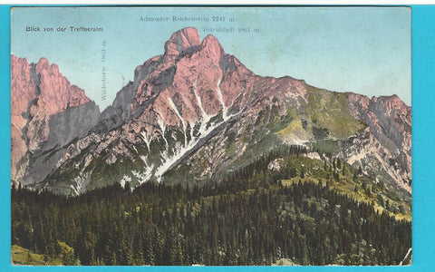 AK Blick von der Treffneralm. (1912)