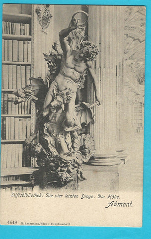 AK Admont. Stiftsbibliothek. Die Hölle.