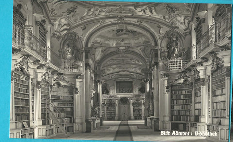 AK Stift Admont. Bibliothek. (1937)