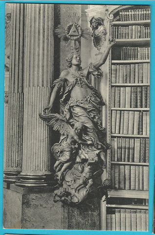 AK Admont Stiftsbibliothek. Der Himmel. (1908)