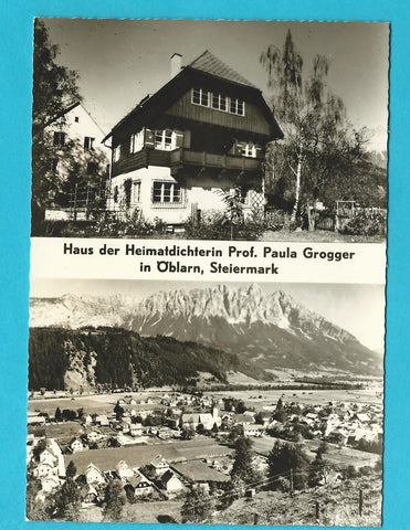 AK Öblarn. Haus der Heimatdichterin Prof. Paula Grogger in Öblarn.
