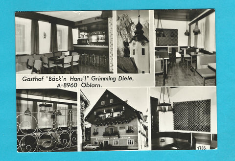 AK Öblarn. Gasthof Bäck'n Hans'l Grimming Diele.