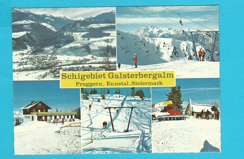 AK Schigebiet Galsterbergalm. Pruggern.