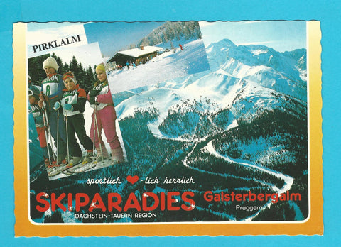 AK Skiparadies Galsterbergalm. Pruggern. Pirkl-Alm. H. u. H. Schweiger.