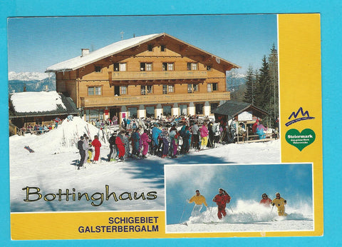 AK Schigebiet Galsterbergalm. Bottinghaus.