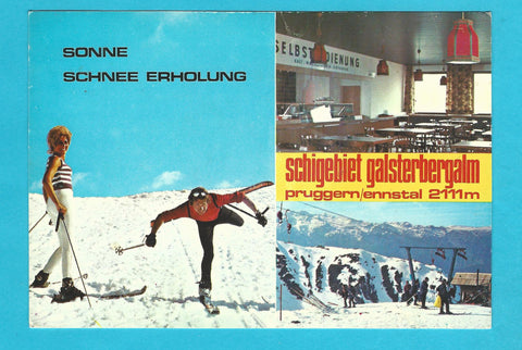 AK Schigebiet Galsterbergalm. Pruggern.
