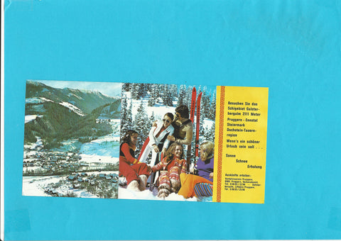 Folder Schigebiet Galsterbergalm. Pruggern.