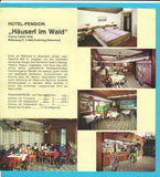Prospekt Hotel Pension Häuserl im Wald, Mitterberg 27.