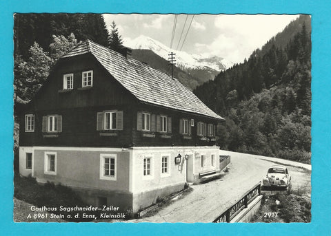 AK Stein a. d. Enns. Gasthaus Sagschneider - Zeiler.