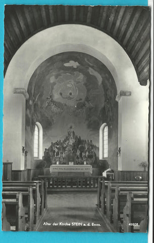 AK Altar der Kirche Stein an der Enns. (1964)