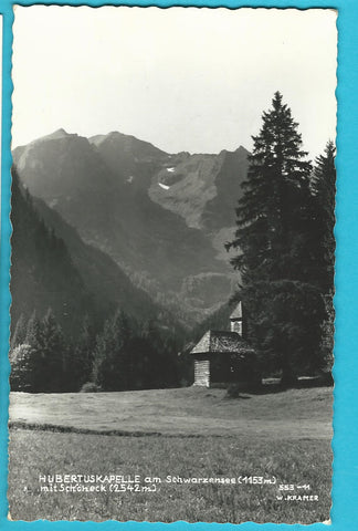AK Hubertuskapelle am Schwarzensee.