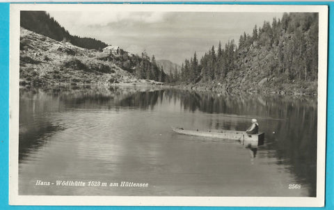 AK Hans Wödlhütte am Hüttensee.