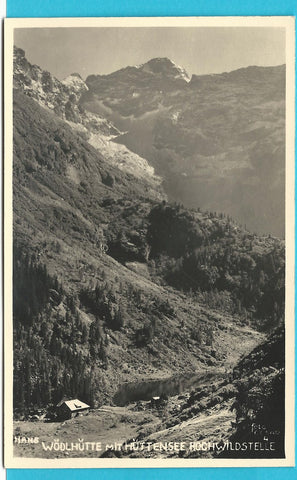 AK Hans Wödlhütte mit Hüttensee.