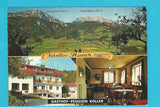 AK Gruß aus Assach. Gasthof Pension Koller.