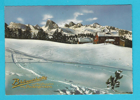 AK Brünnerhütte am Stoderzinken mit Hohem Dachstein.
