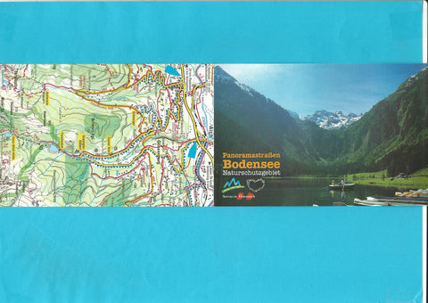 Folder Panoramastraßen Bodensee Naturschutzgebiet.