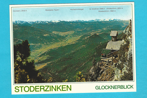 AK Stoderzinken. Glocknerblick. Gelaufen. Großformat. Verlag: Cosy. Nummeriert: F 3812. Zustand: gut.