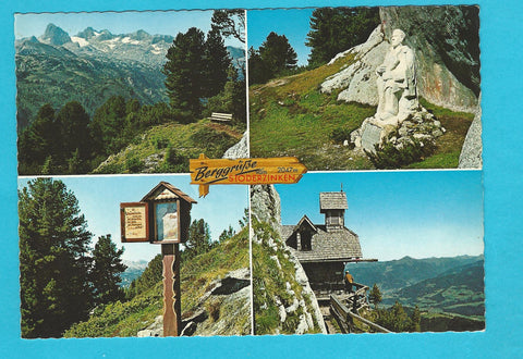 AK Berggrüße vom Stoderzinken. Rosegger-Denkmal.